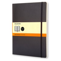 LIBRETA CLASICA TAPA BLANDA NEGRA XL (19X25CM) RAYADA MOLESKINE QP621 (Espera 4 dias)