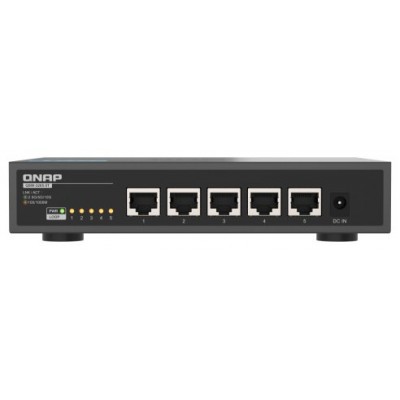 QNAP QSW-3205-5T switch No administrado 10G Ethernet (100/1000/10000) Escritorio Negro (Espera 4 dias)