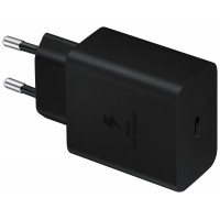 CARGADOR RAPIDO SAMSUNG 45W USB-C CON CABLE NEGRO EP-T4510