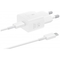 CARGADOR SAMSUNG EP-T2510 USB-C 25W GAN BLANCO CON CABLE