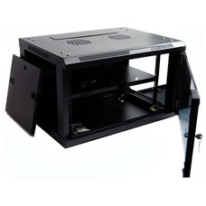 PEPEGREEN ARMARIO RACK 19" 6U 60X45 CON ACCESORIOS INCLUIDOS MONTADO