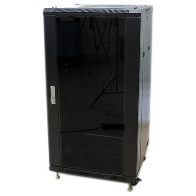 PEPEGREEN ARMARIO RACK 19" 22U 60X60 PUERTA DELANTERA CRISTAL Y TRASERA METALICA