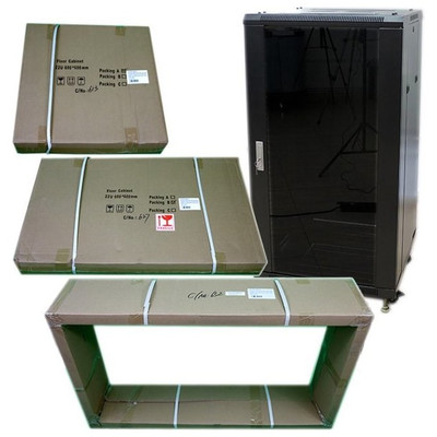 PEPEGREEN ARMARIO RACK 19" 32U 60X100 DESMONTADO PUERTA DELANTERA CRISTAL Y PUERTA TRASERA METALICA