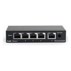 REYEE 5-Port Gigabit unmanaged Switch, 5 Gigabit RJ45 Ports ,Steel Case