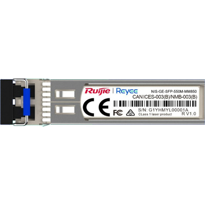 TRANSCEIVER RUIJIE MULTIMODO SFP 850NM 550M 1GB RX/TX-SX8 TRANSCEIVER RUIJIE MULTIMODO SFP 850NM 550M 1GB RX/TX