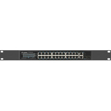 SWITCH LANBERG 24 PTOS 100MB POE+/2X COMBO GIGABIT ETHERNET 360W V2 RACK 19"-SX36 SWITCH LANBERG 24 PTOS 100MB POE+/2X COMBO GIGABIT ETHERNET 360W V2 RACK 19"