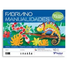 BLOC 10 HOJAS MANUALIDADES PAPEL CHAROL FABRIANO S0400007 (Espera 4 dias)