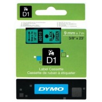 CINTA ROTULADORA D1 9MMX7M NEGRO/VERDE DYMO S0720740 (Espera 4 dias)