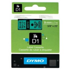 DYMO Cinta LM D1 9mmx7m Negro/verde