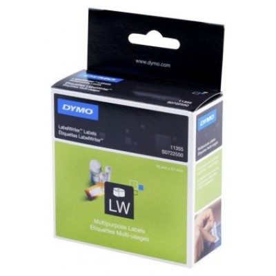DYMO Etiqueta LW multifunción 19X51mm, 1 rollo etiquetas (500) Papel blanco