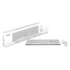TECLADO + RATON MSI FORGE K210 W COMBO WHITE ES (Espera 4 dias)