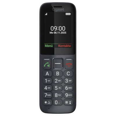 Gigaset Comfort 600 SIM 6,1 cm (2.4") 118 g Negro, Gris (Espera 4 dias)-SX11 Gigaset Comfort 600 SIM 6,1 cm (2.4") 118 g Negro, Gris (Espera 4 dias)