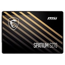 MSI SPATIUM S270 SATA 2.5 480GB unidad de estado sólido 2.5" Serial ATA III 3D NAND (Espera 4 dias)