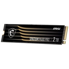 MSI SPATIUM M480 PRO PCIE 4.0 NVME M.2 2TB unidad de estado sólido PCI Express 4.0 3D NAND (Espera 4 dias)