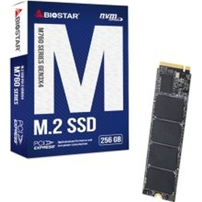Biostar SSD M760 256Gb Pcie Gen3x4 NVMe 1.3-SX10 Biostar SSD M760 256Gb Pcie Gen3x4 NVMe 1.3