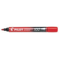 MARCADOR PERMANENTE PUNTA CONICA SCA-100 ROJO PILOT SCA-100-R (MIN12) (Espera 4 dias)
