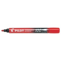 MARCADOR PERMANENTE PUNTA CONICA SCA-100 ROJO PILOT SCA-100-R (MIN12) (Espera 4 dias)