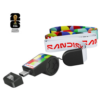 SANDISK FIFA WORLD CUP 2026 USB-C DRIVE, 128G GLOBAL EDITION (Espera 4 dias)