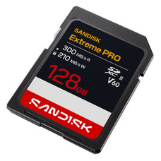 SanDisk Extreme PRO SDXC UHS-II V60 128 GB (Espera 4 dias)-SX44 SanDisk Extreme PRO SDXC UHS-II V60 128 GB (Espera 4 dias)