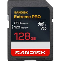 SANDISK EXTREME PRO SD UHS-I 128GB SD 250MB/S(R) / 120MB/S(W) (Espera 4 dias)-10SX SANDISK EXTREME PRO SD UHS-I 128GB SD 250MB/S(R) / 120MB/S(W) (Espera 4 dias)