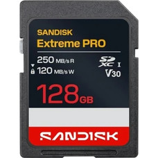 SANDISK EXTREME PRO SD UHS-I 128GB SD 250MB/S(R) / 120MB/S(W) (Espera 4 dias)-SX10 SANDISK EXTREME PRO SD UHS-I 128GB SD 250MB/S(R) / 120MB/S(W) (Espera 4 dias)