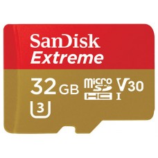 Sandisk Extreme memoria flash 32 GB MicroSDHC Clase 10 UHS-I (Espera 4 dias)