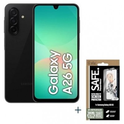 Samsung Galaxy A26 256GB 8GB Black+ protector SAFE