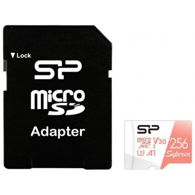 SP MicroSDXC 256GB Clase 10 V30 A1
