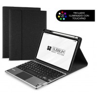 FUNDA CON TECLADO RETROILUMINADO KEYTAB PRO BL BT TOUCHPAD IPAD PRO 12,9 2021/20 BLACK (Espera 4 dias)