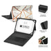 SUBBLIM Funda con Teclado Keytab Pro BT Trendy Marmol Blanco (Espera 4 dias)