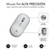 RATON SUBBLIM MINI SILVER RF INALAMBRICO PILAS-SX1 RATON SUBBLIM MINI SILVER RF INALAMBRICO PILAS