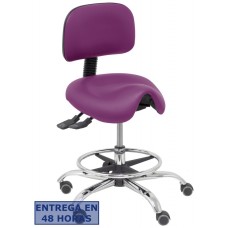 PIQUERAS Y CRESPO Taburete Zarza similpiel morado