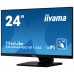 MONITOR IIYAMA 24"(T2454MSC-B1AG) NEGRO  (SIN BORDE) PCAP 10-POINTS TACTIL, ANTI GLARE COATING, 1920 X 1080, IPS-PANEL, SLIM BEZEL, SPEAKERS, VGA, HDMI, HEIGHT ADJUST., 250 CD/M², USB 3.0-HUB (2XOUT), 1000:1 , 5MS, USB TOUCH INTERFACE (Espera 4