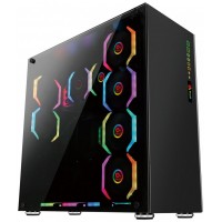 CAJA ATX SEMITORRE GAMING TALIUS AVALON CRISTAL