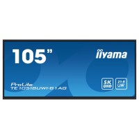 iiyama PROLITE Pizarra de caballete digital 2,74 m (108") LED Wifi 450 cd / m² 5K Ultra HD Negro Pantalla táctil Procesador incorporado Android 24/7 (Espera 4 dias)