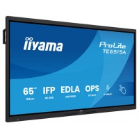 IIYAMA MONITOR INTERACTIVO 65" EDLA, ANDROID 14, 16/128GB UHD IPS, MM 2X 20W  + 20W SUBWR, 2X HDMI, DP , 1X USB-C,  550CD/M, HORIZ , MEDIA PLAY USB PORTS, ANTIGLARE, LAN, RS232C, IIWARE WIFI-6/BT 5.0, OPS SLOT, VESA 600X400 (MOUNT INCLUDED) (TE6515A--292SX IIYAMA MONITOR INTERACTIVO 65" EDLA, ANDROID 14, 16/128GB UHD IPS, MM 2X 20W  + 20W SUBWR, 2X HDMI, DP , 1X USB-C,  550CD/M, HORIZ , MEDIA PLAY USB PORTS, ANTIGLARE, LAN, RS232C, IIWARE WIFI-6/BT 5.0, OPS SLOT, VESA 600X400 (MOUNT INCLUDED) (TE6515A-