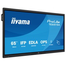 IIYAMA MONITOR INTERACTIVO 65" EDLA, ANDROID 14, 16/128GB UHD IPS, MM 2X 20W  + 20W SUBWR, 2X HDMI, DP , 1X USB-C,  550CD/M, HORIZ , MEDIA PLAY USB PORTS, ANTIGLARE, LAN, RS232C, IIWARE WIFI-6/BT 5.0, OPS SLOT, VESA 600X400 (MOUNT INCLUDED) (TE6515A--SX292 IIYAMA MONITOR INTERACTIVO 65" EDLA, ANDROID 14, 16/128GB UHD IPS, MM 2X 20W  + 20W SUBWR, 2X HDMI, DP , 1X USB-C,  550CD/M, HORIZ , MEDIA PLAY USB PORTS, ANTIGLARE, LAN, RS232C, IIWARE WIFI-6/BT 5.0, OPS SLOT, VESA 600X400 (MOUNT INCLUDED) (TE6515A-