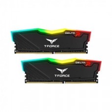 DDR4 TEAMGROUP T-FORCE DELTA RGB 8GB X2 3200 NEGRO-SX6 DDR4 TEAMGROUP T-FORCE DELTA RGB 8GB X2 3200 NEGRO
