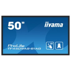 MONITOR IIYAMA 50" PCAP AG BEZEL FREE 40-POINTS, 1920X1080, ANDR. 11,4GB, 32GB, IPS, 24/7, 2XHDMI, DP, 435CDM2 , LANDSC-PORTR-FACE-UP MODE, LAN, RS232, VESA 200X200MM (TF5039AS-B1AG) (Espera 4 dias)