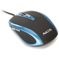 NGS Blue Tick ratón óptico 1600dpi USB Azul