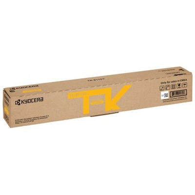 KYOCERA M8124/M8130 CARTUCHO DE TÓNER AMARILLO (1T02P3ANL0, TK-8115Y)6.000 COPIAS