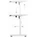 MESA DE ESCRITORIO MOTORIZADA TOOQ ATLAS WHITE