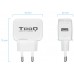 CARGADOR PARED AUTOMATICO 1XUSB 5V 2.4A BLANCO TOOQ (Espera 4 dias)
