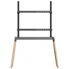 SOPORTE DE SUELO GEMBIRD PARA TV 55" - 86" NEGRO/MADERA