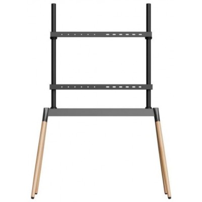 SOPORTE DE SUELO GEMBIRD PARA TV 55" - 86" NEGRO/MADERA-SX19 SOPORTE DE SUELO GEMBIRD PARA TV 55" - 86" NEGRO/MADERA