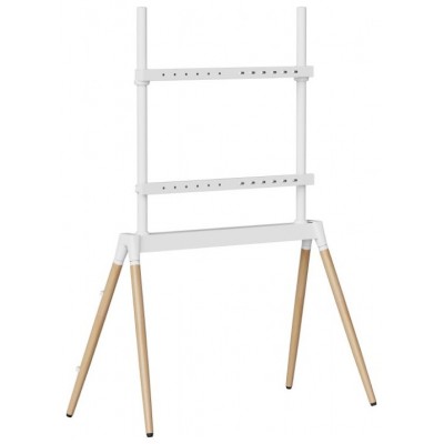 SOPORTE DE SUELO GEMBIRD PARA TV 55" - 86" BLANCO/MADERA-SX19 SOPORTE DE SUELO GEMBIRD PARA TV 55" - 86" BLANCO/MADERA