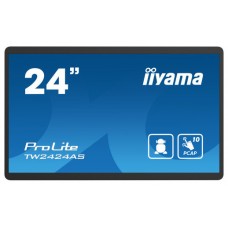 IIYAMA 24" PANEL-PC / NEGRO/ ANDROID 12 /4GB, 32GB, IN-CELL PCAP 10-POINTS TOUCH, 1920X1080, IPS PANEL, MM, WIFI, BT5.2, MICRO-SD, USB 2X 2.0 1X 3.2, HDMI-INPUT, USB-C (DATA / DP-ALT OUT), AUDIO-OUT MINI-JACK, MICRO, MINI-JACK, 250CD/M (TW2424AS-B1)