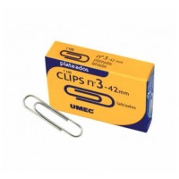 CAJA 100 CLIP PLATEADO 42MM U200800 UMEC (MIN10) (Espera 4 dias)