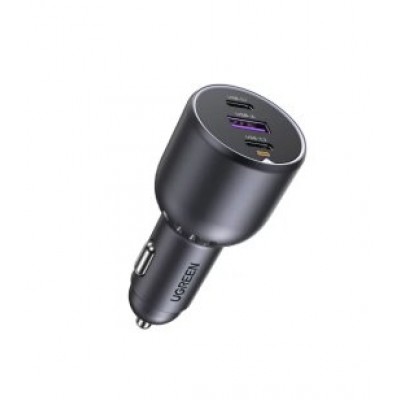 Ugreen 130W 3-Port Fast Car Char gray Auriculares, Ordenador portátil, Teléfono móvil, Portátil, Batería portátil, Teléfono Gris Encendedor de cigarrillos Auto (Espera 4 dias)-SX10 Ugreen 130W 3-Port Fast Car Char gray Auriculares, Ordenador portátil, Teléfono móvil, Portátil, Batería portátil, Teléfono Gris Encendedor de cigarrillos Auto (Espera 4 dias)
