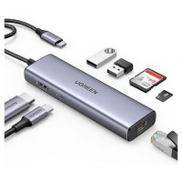 Ugreen 60515 base para portátil y replicador de puertos Alámbrico USB 3.2 Gen 1 (3.1 Gen 1) Type-C Gris (Espera 4 dias)